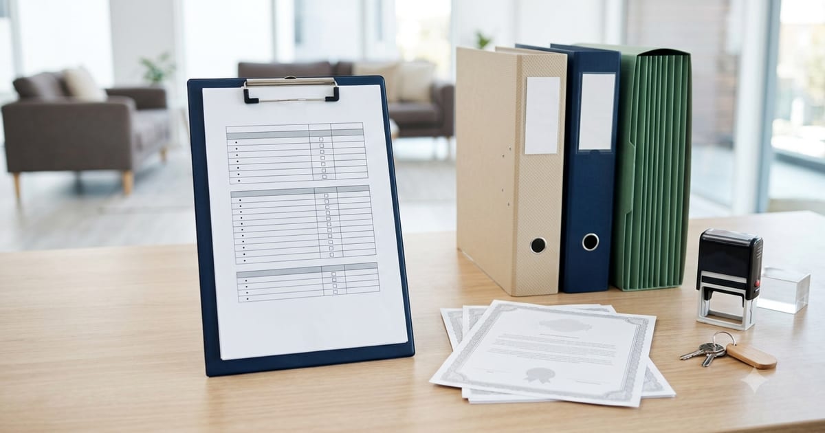 Imagem editorial do guia: Documentos para vender imóvel: checklist completo do vendedor