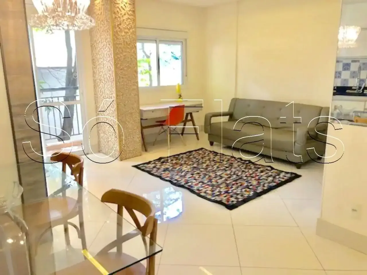 Flat para Locação em São Paulo/SP - Jardim Leonor - 1 Quartos