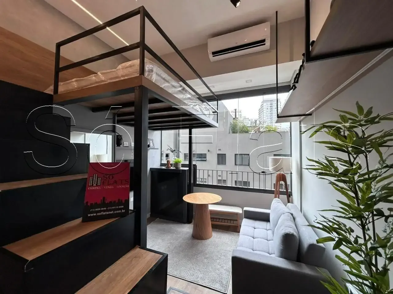 Apartamento para Locação em São Paulo/SP - Brooklin Novo - 1 Quartos