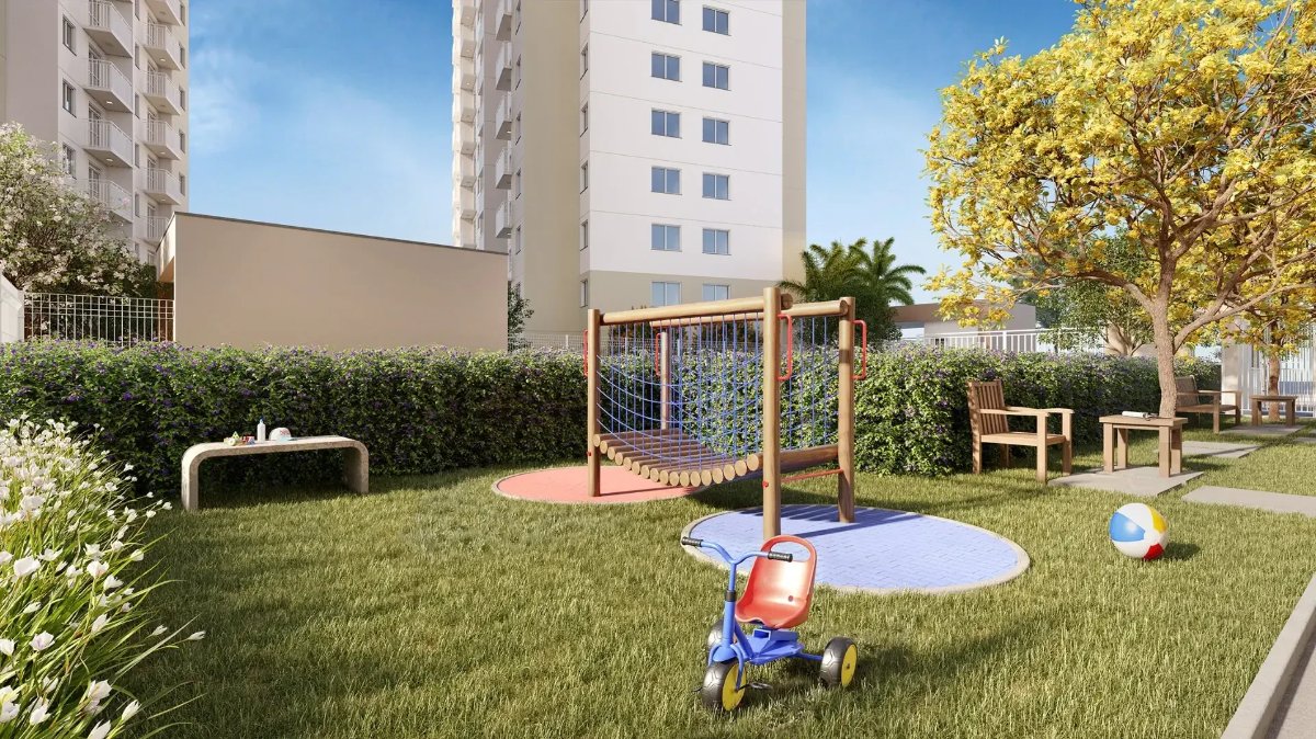 Apartamentos de 1 e 2 dormitórios Opção com varanda Opção com vaga de garagem Lazer comple