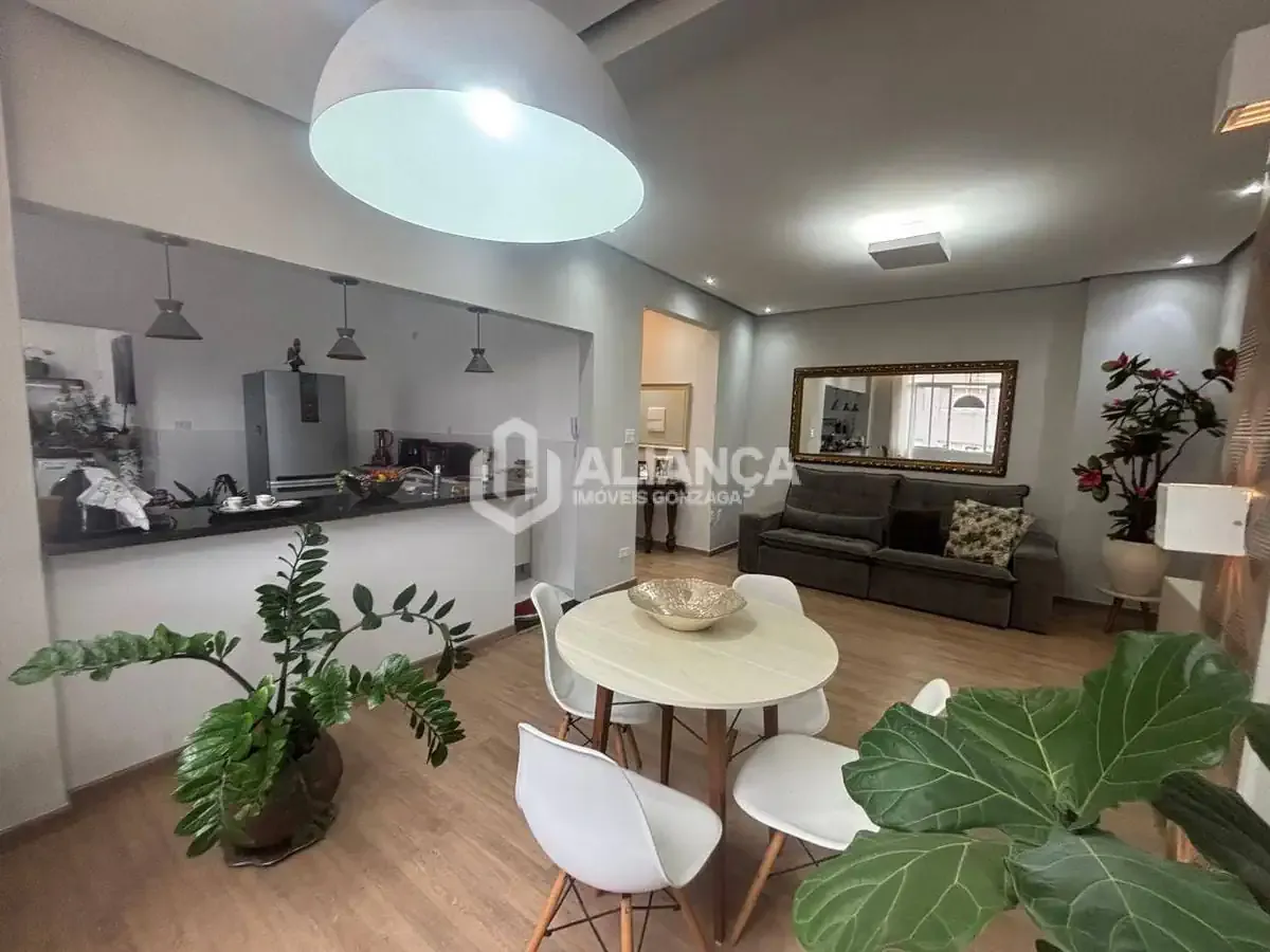 Apartamento para Locação em Santos/SP - Gonzaga - 3 Quartos
