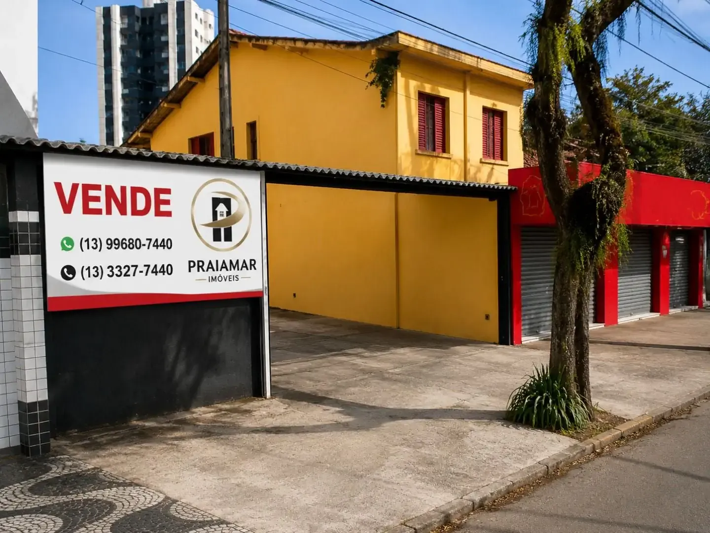 Terreno comercial para Locação em Santos/SP - Gonzaga