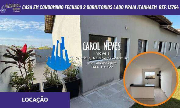 Casa / Sobrado em Condomínio para Locação em Itanhaém/SP - Cibratel II - 2 Quartos